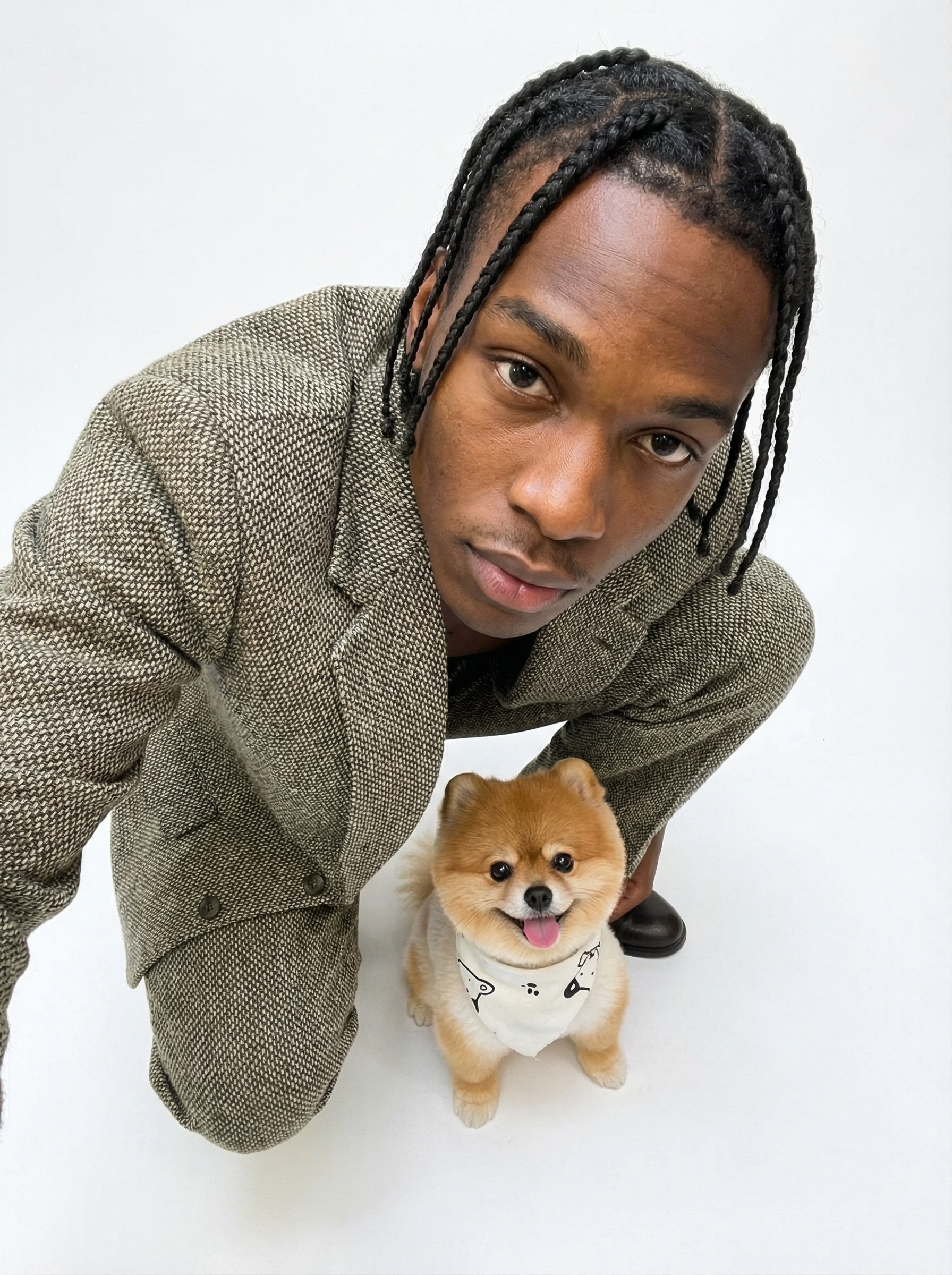 Duo Portrait with Pet - AI 貓咪合照