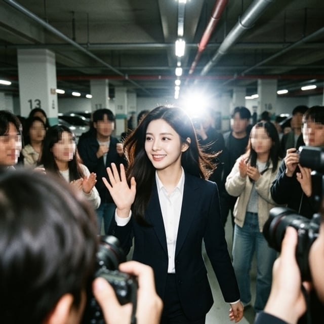 Celebrity style paparazzi shot generated by CARA AI