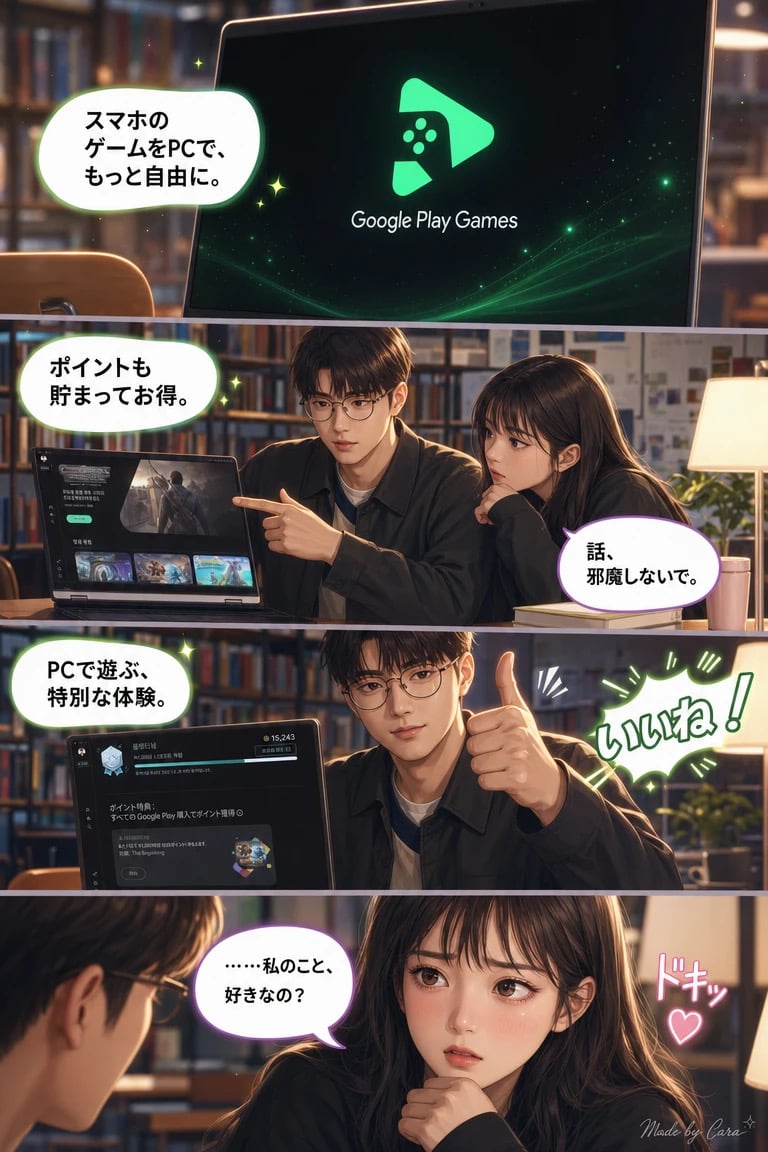 หัวเราะในห้องสมุดแบบอนิเมะ