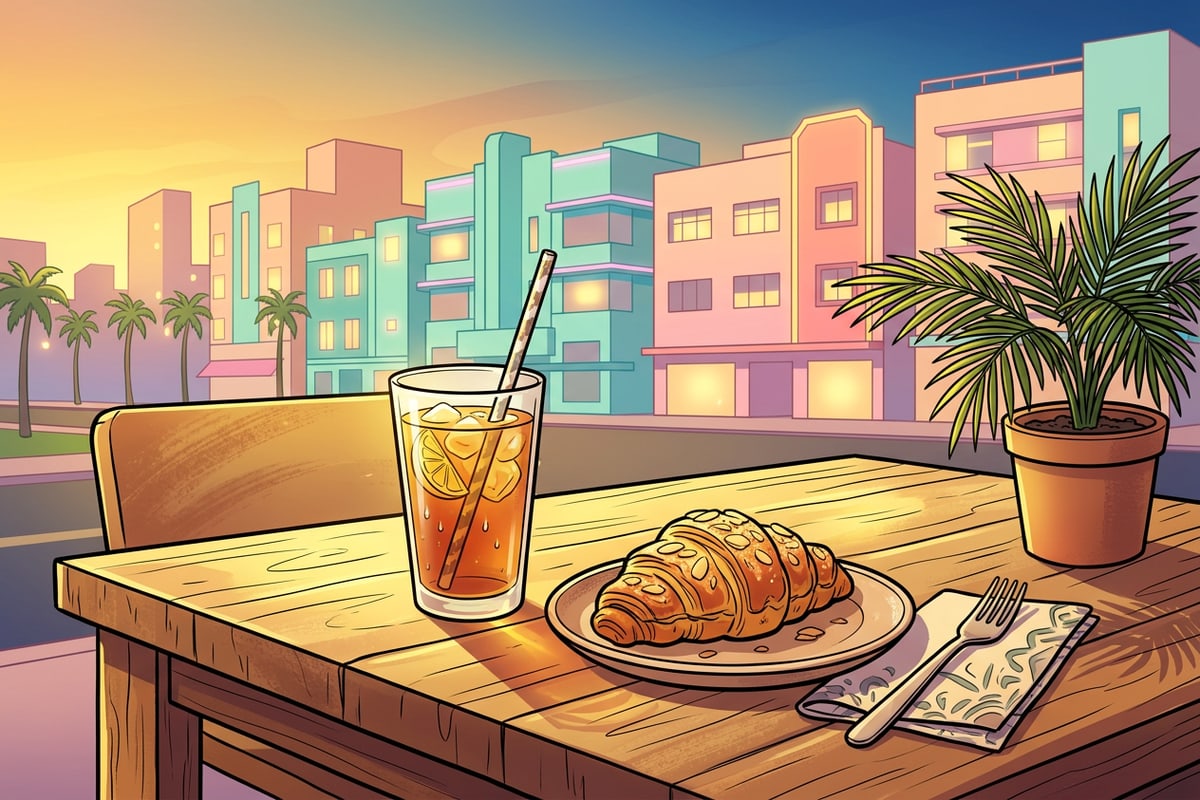 Cafe photo with 2016 warm golden retro edit
