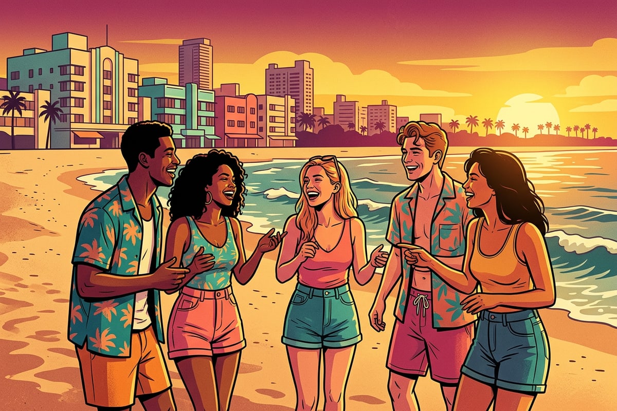 Beach sunset photo with vibrant 2016 retro filter look