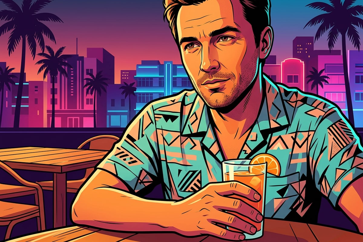 Candid outdoor cafe portrait displaying punchy contrast and warm saturated 2016 colors while keeping realistic skin texture.