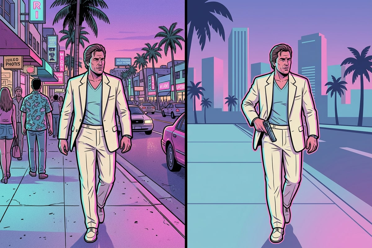Before and after comparison of a photo being cleaned by an AI Eraser tool.