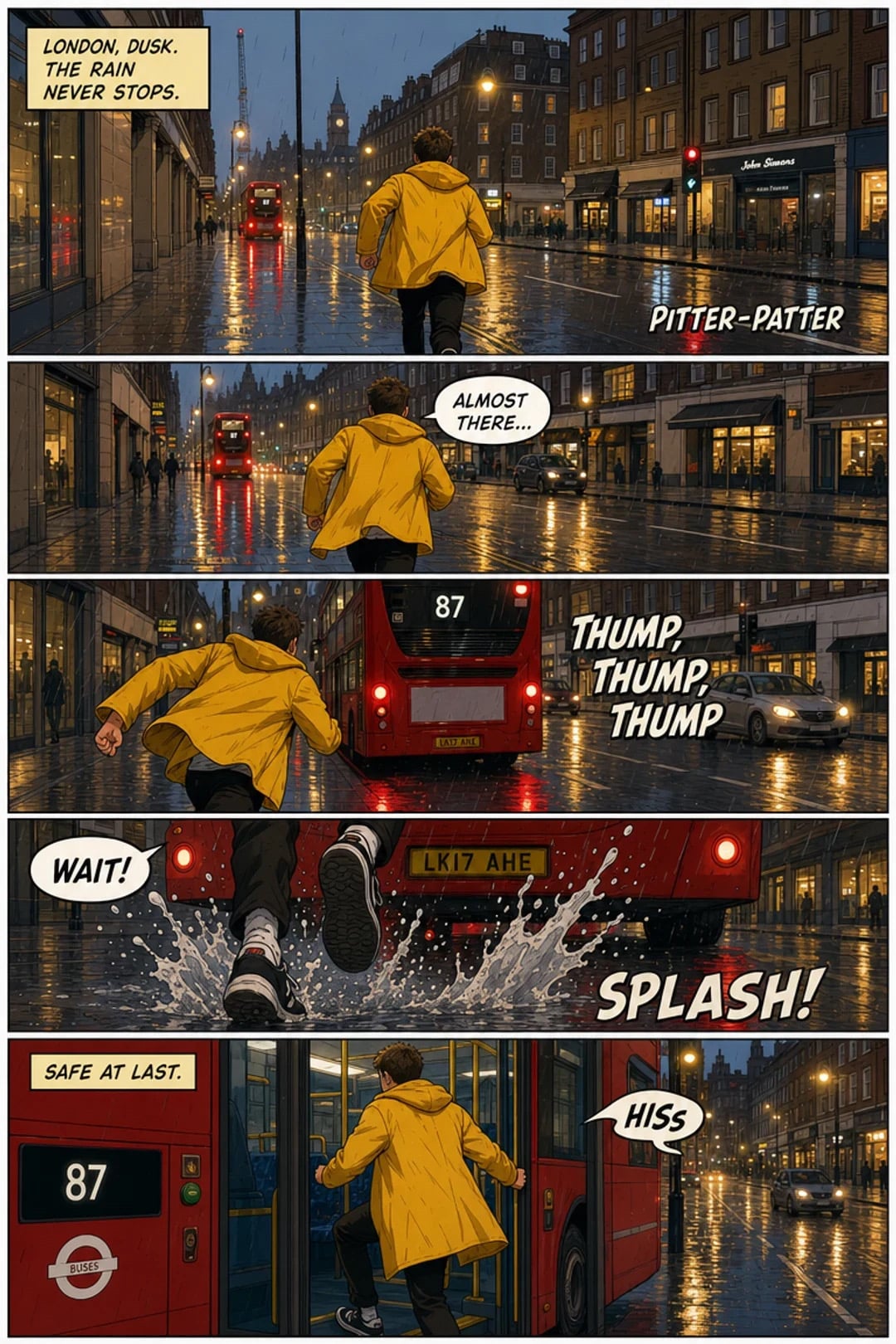Comic conversion result