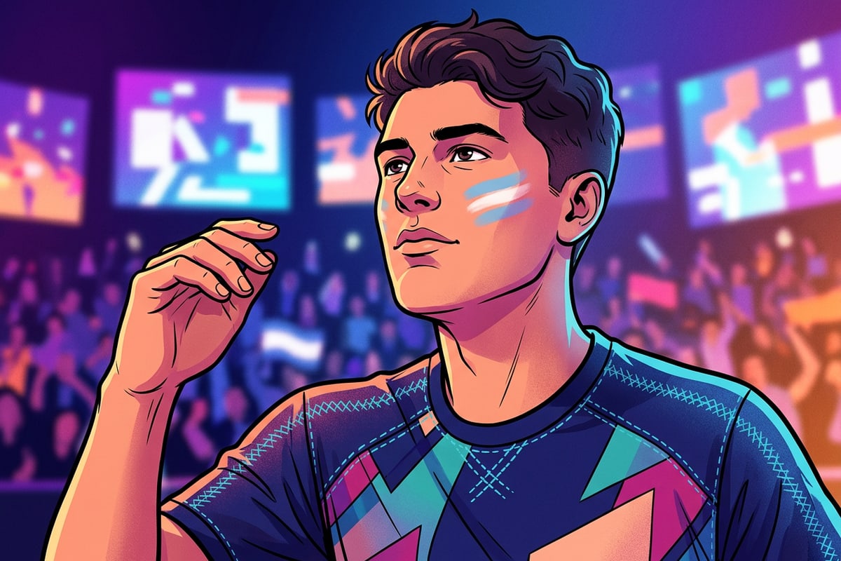 AI-generated portrait of a soccer fan with face paint and a realistic jersey.